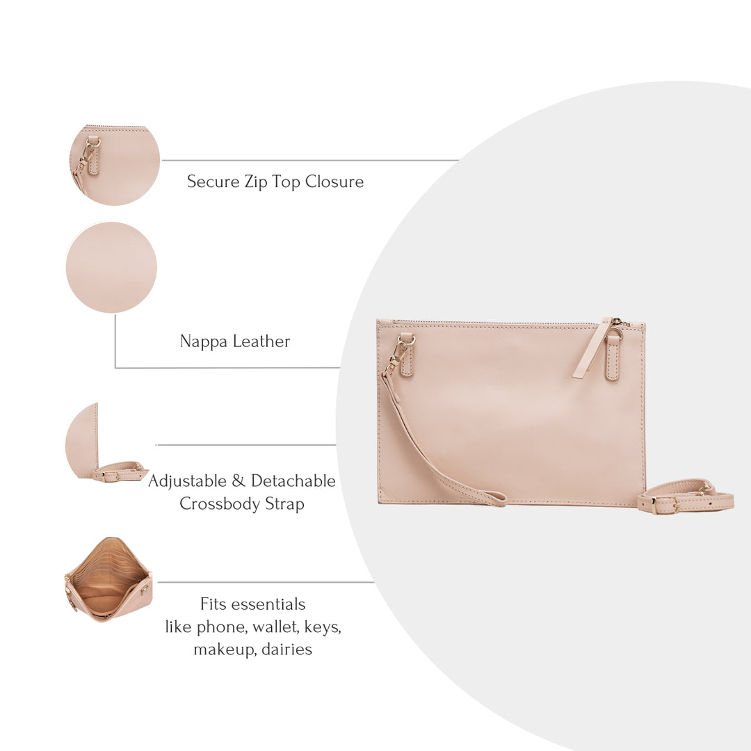 ELENA CLUTCH OFF WHITE