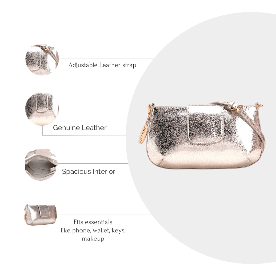 Briller Sling Bag Silver