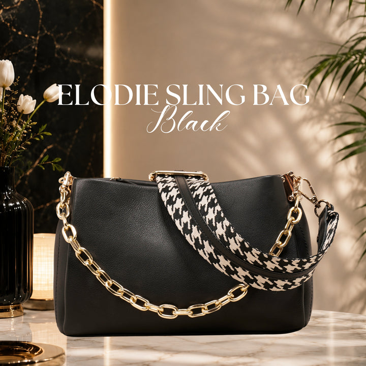 ELODIE SLING BAG BLACK