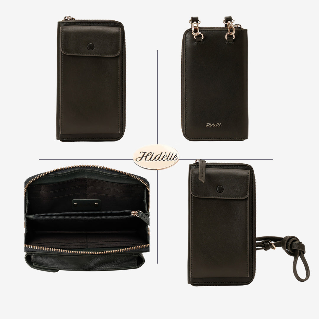JANICE PHONE + WALLET SLING BAG  OLIVE