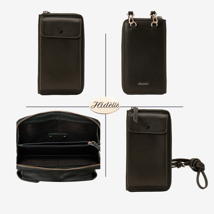 JANICE PHONE + WALLET SLING BAG  OLIVE