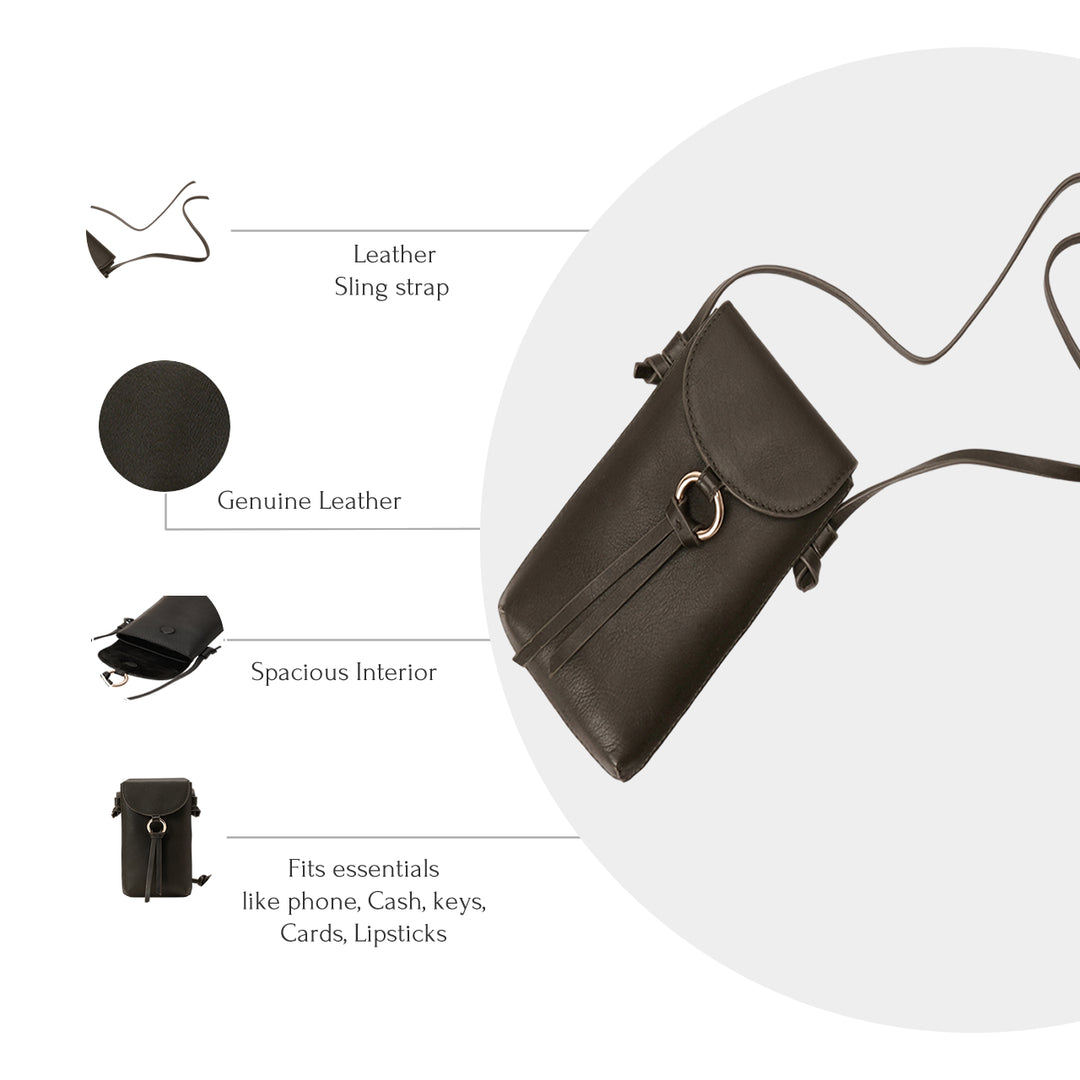 ROSE PHONE SLING BAG OLIVE