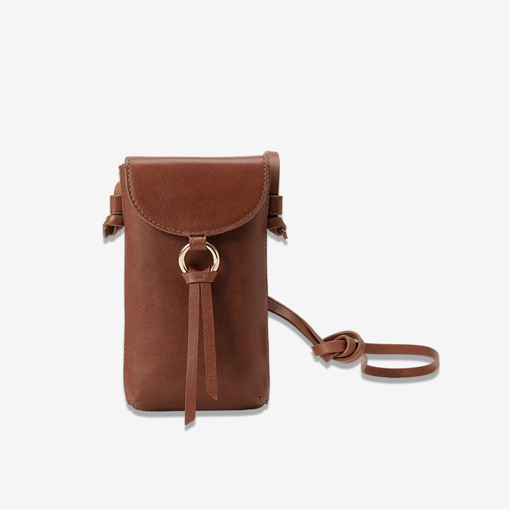 ROSE PHONE SLING BAG TAN