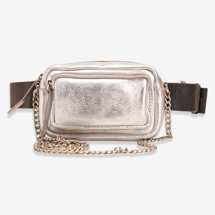FANNY SLING BAG SILVER